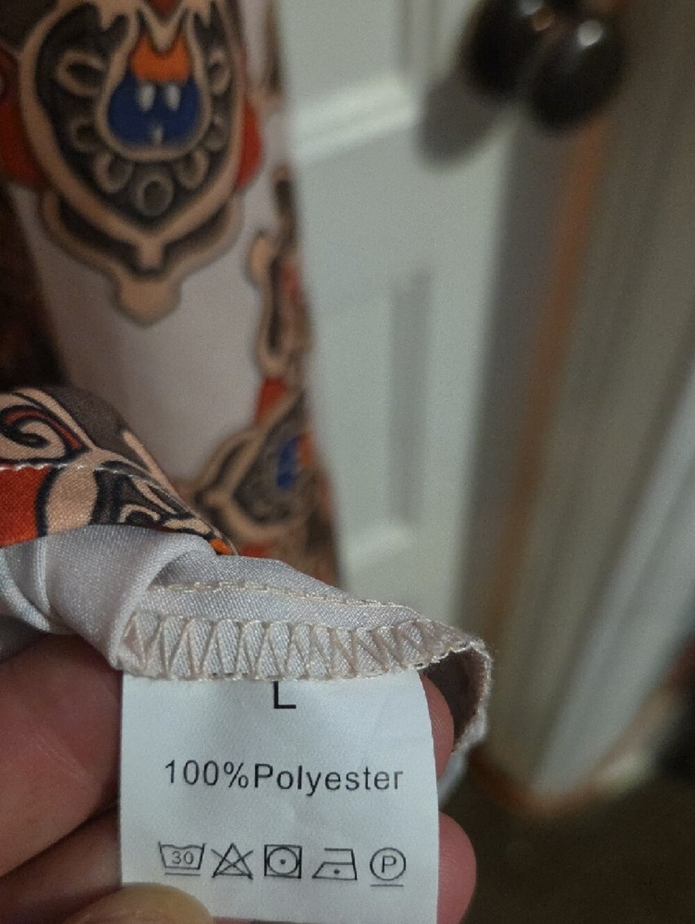 Bohemian Cream Maxi Dress - Picture 9 of 9